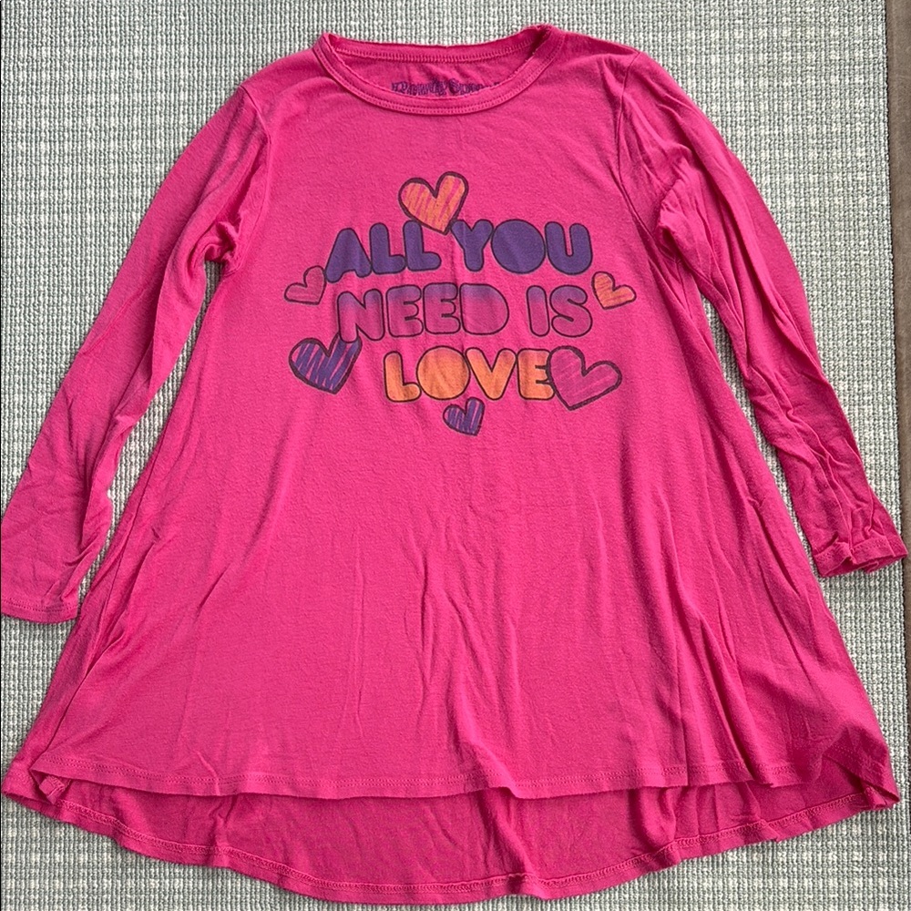 Rowdy Sprout Pink and Orange Long Sleeve Tee